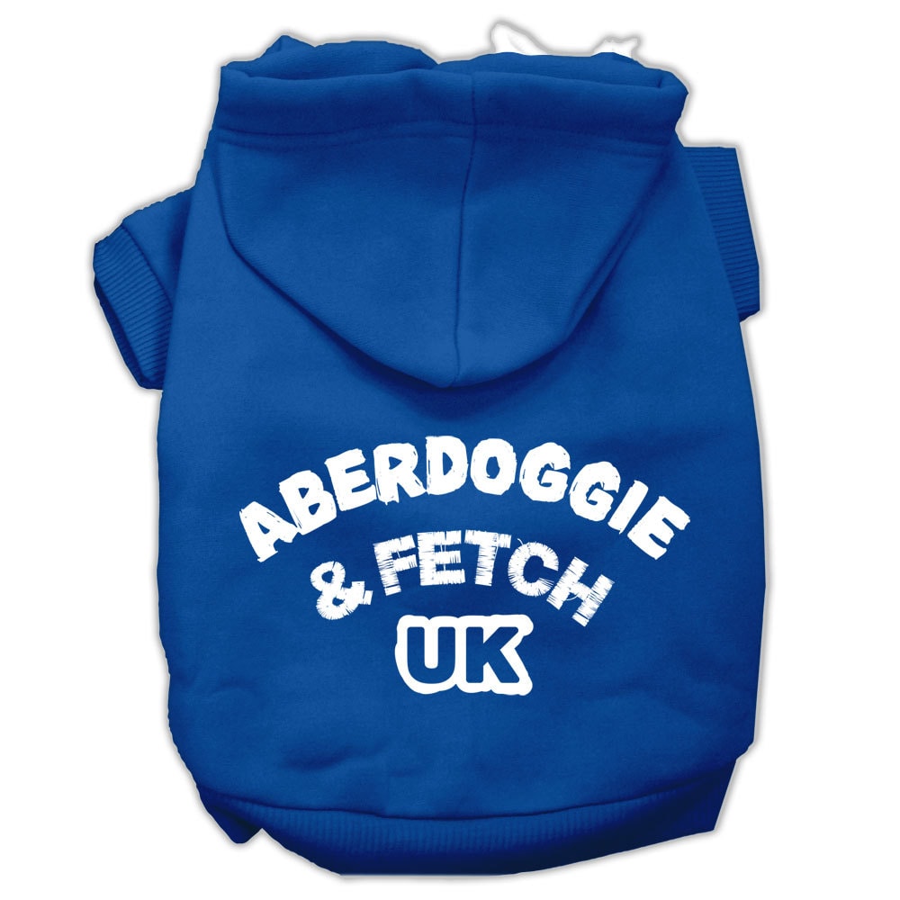 Dog Hoodie Aberdoggie and Fetch UK for Royal Comfort Wear - close up view