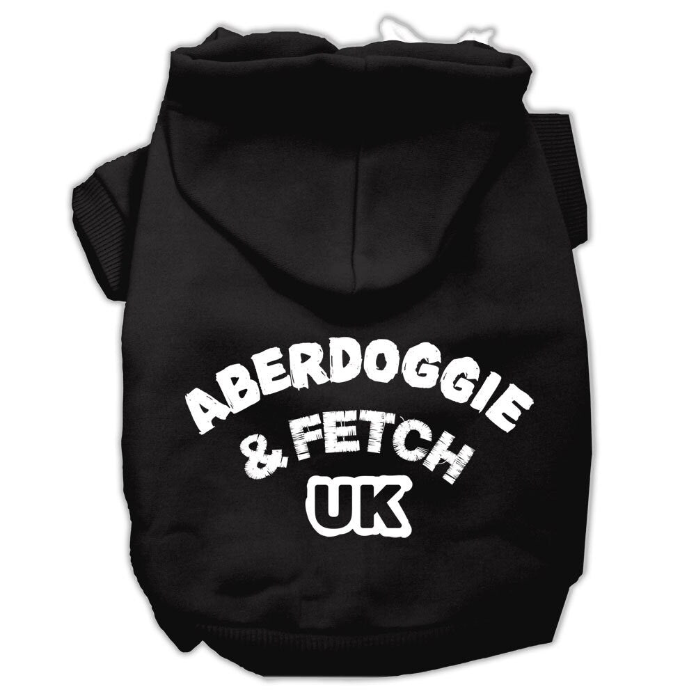 Dog Hoodie Aberdoggie and Fetch UK for Royal Comfort Wear - lifestyle view