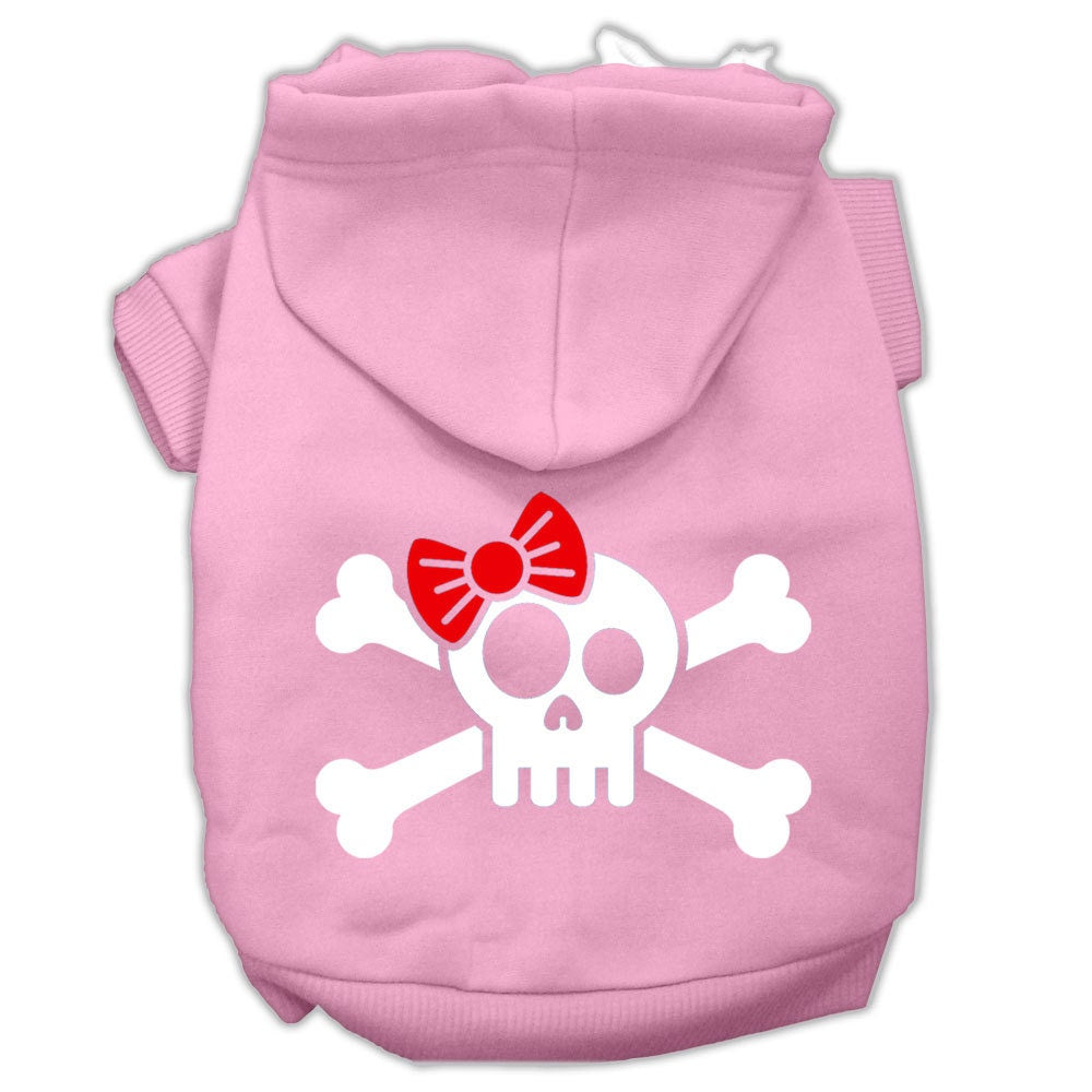 Dog Hoodie Skull and Crossbone Bow for Stylish Comfort Fit - gallery image 5