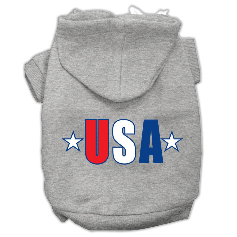 Dog Hoodie USA Star Patriotic for Your Pet Royal Style for - close up view