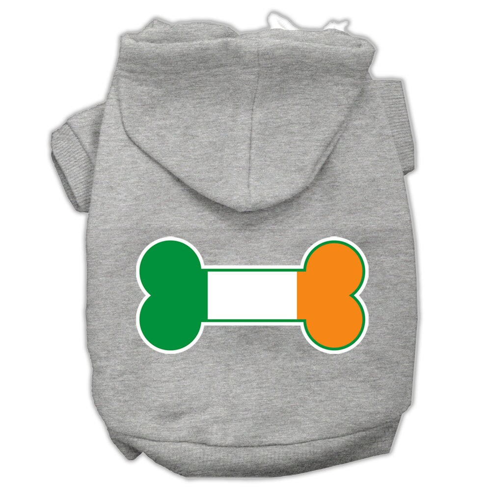 Dog Hoodie Bone Shaped Ireland Flag for Royal Comfort Style - lifestyle view