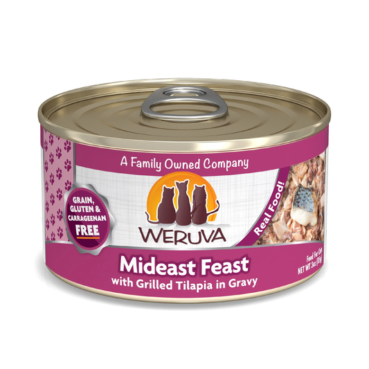 Weruva Mideast Feast Grilled Tilapia in Gravy Cat Food (3oz) - main product image