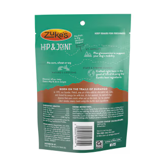 Zuke's Adult Hip & Joint Peanut Butter Recipe Dog Treats - detail view