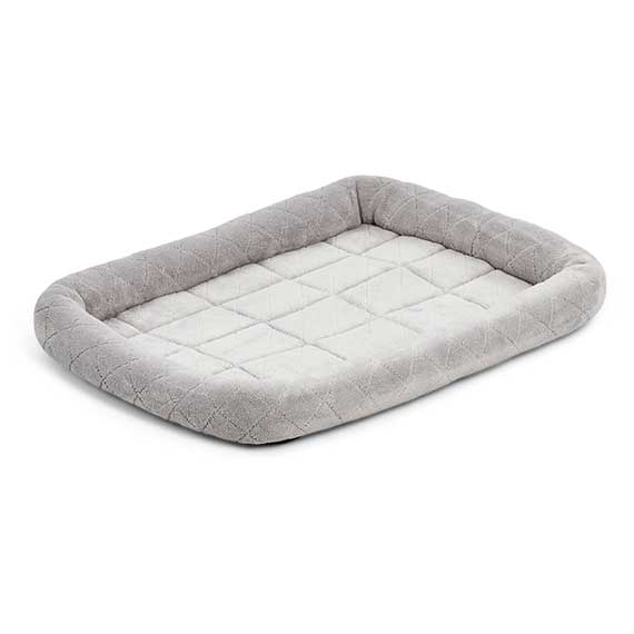 The Family Pet Dog Beds 24in Midwest Diamond Stitch Bed Gray - main product image