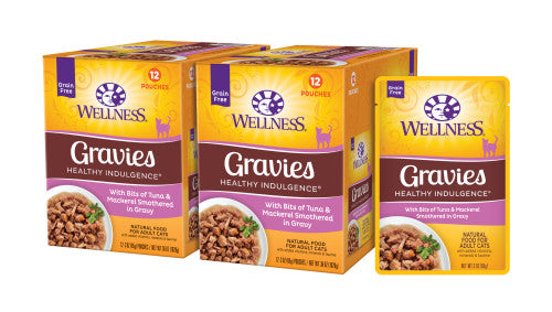 Wellness Adult Pouch Healthy Indulge Gravies Tuna And Wet - main product image