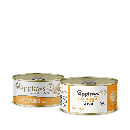 Applaws Adult Chicken Breast and Cheese in Broth Wet Cat Food (2.47oz) - Wet Cat Food at Purrfect Pet Kingdom