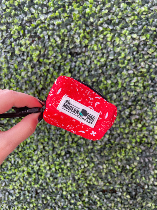 Dog Waste Bag Holder Accessory Red Everyday Accessory for - main product image for dog waste bag holder