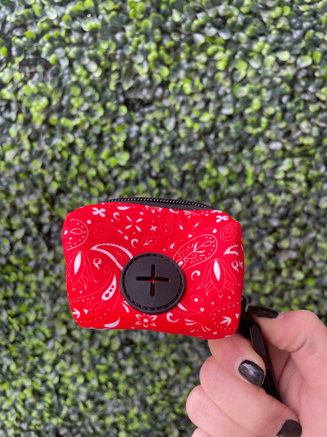 Dog Waste Bag Holder Accessory Red Everyday Accessory for - detail product image for dog waste bag holder