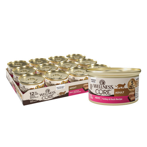 Wellness Core Adult Grain Free Turkey And Duck Pate Wet Cat - main product image