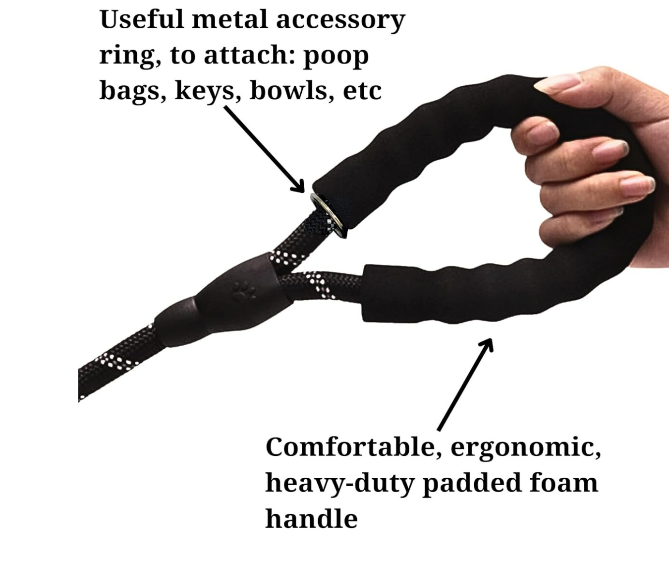 Mr. Peanut's Basics Rope Leash - Hand Made in the USA - gallery image 8