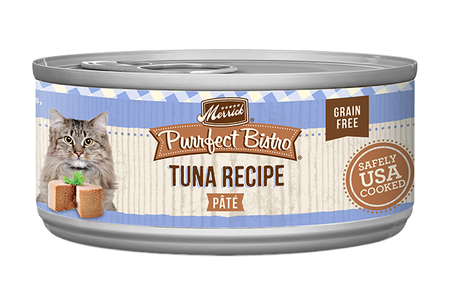 Merrick Purrfect Bistro Grain Free Adult Tuna Pate Cat Food - detail view