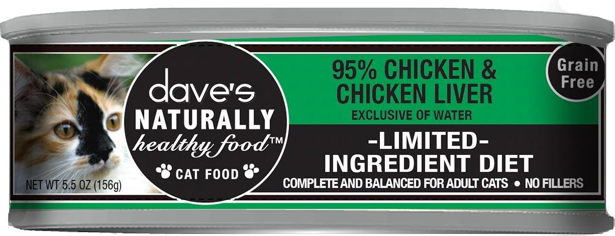 Daves 95 Naturally Healthy Grain Free Chicken Formula Wet 5 - main product image