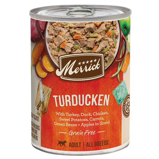 Merrick Grain Free Turducken Wet Dog Food 12 7Oz Wet Dog - detail view