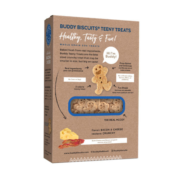 Buddy Biscuits Crunchy Teeny Treats Bacon and Cheese (8oz) - detail view
