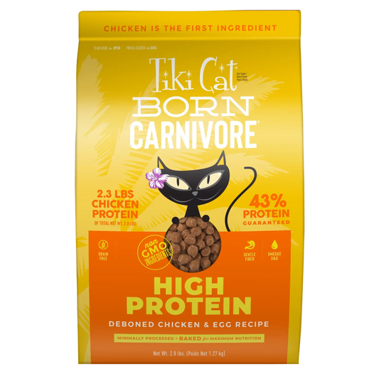 Tikicat Adult Born Carnivore Chicken And Egg Dry Kibble 2 - main product image