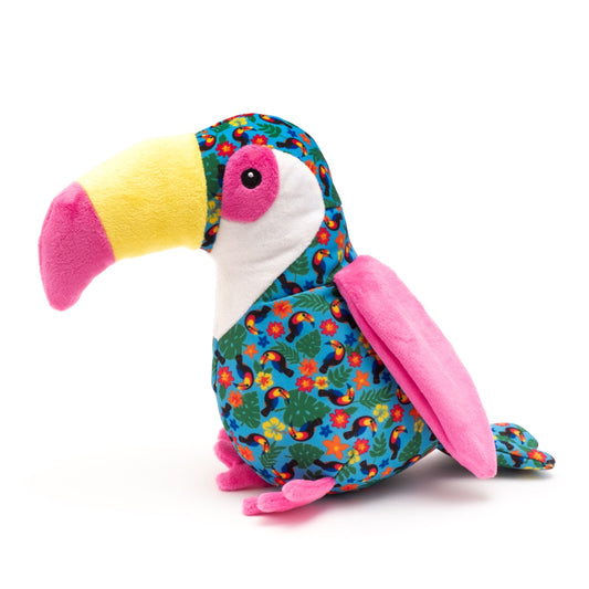 The Worthy Dog Toucan Sm Interactive Dog Toy Durable Play - main product image