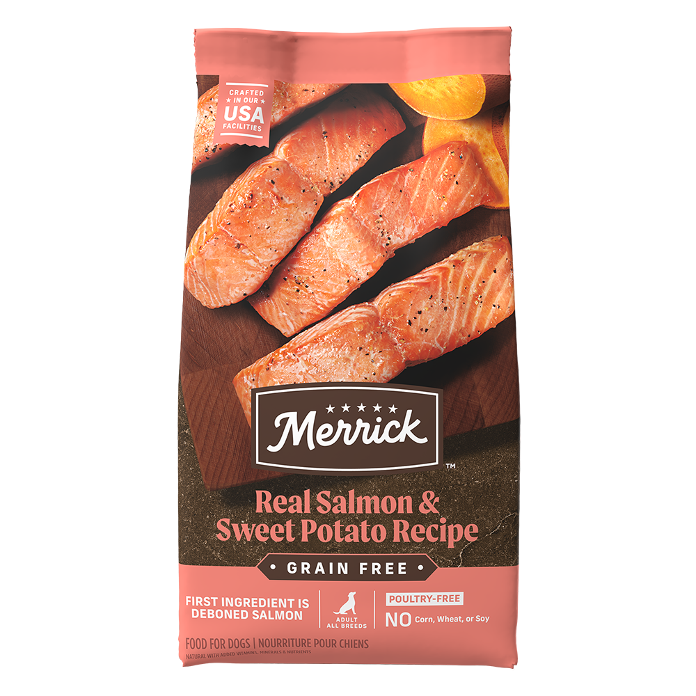 Merrick Grain Free Adult Salmon And Sweet Potato Dog Dry Dry - main product image
