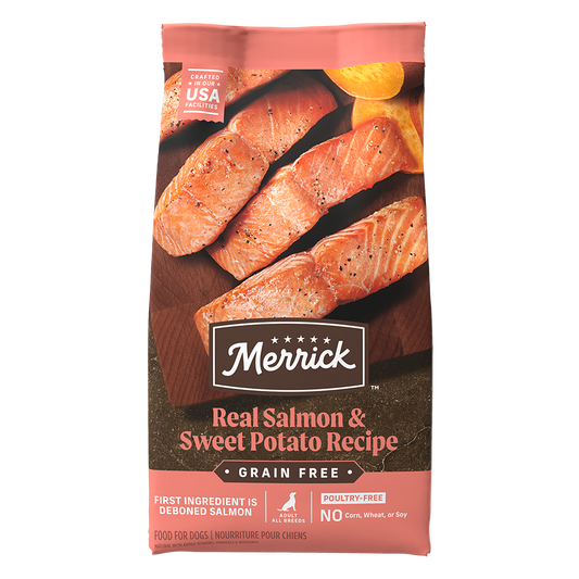 Merrick Grain Free Adult Salmon And Sweet Potato Dog Dry Dry - main product image