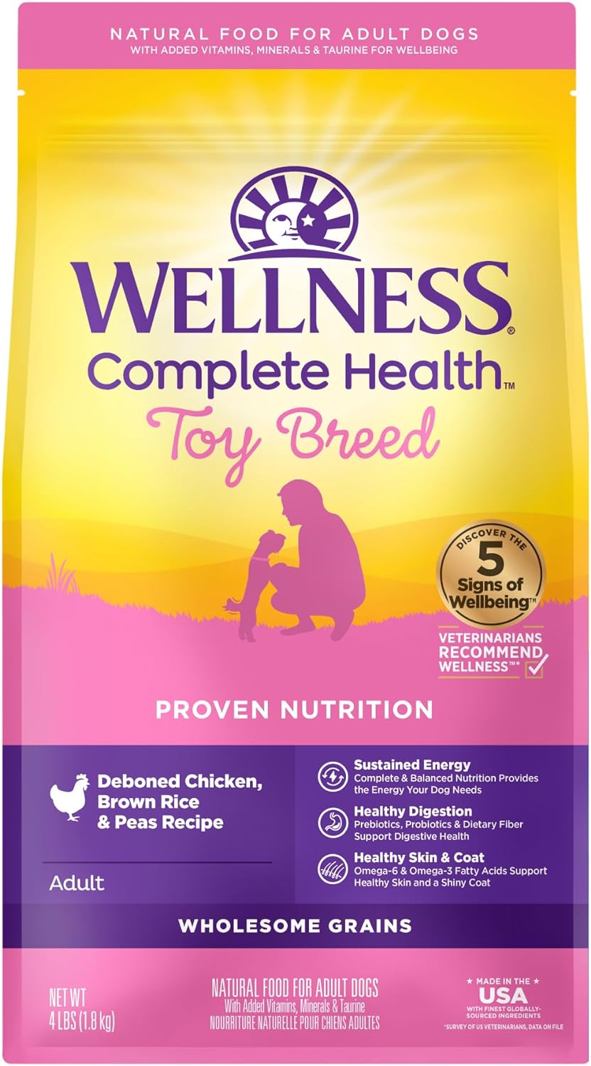 Dry Dog Food Wellness Chicken Recipe 4lb Daily Nutrition - main product image