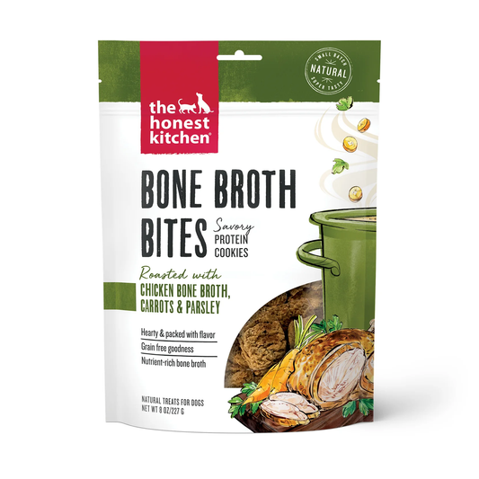 Honest Kitchen Bone Broth Bites Chicken And Carrot Dog 8Oz - main product image