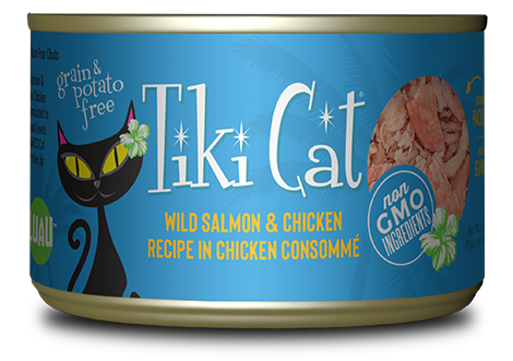 Tikicat All Life Stages Napili Luau Salmon And Chicken 2 8Oz - main product image
