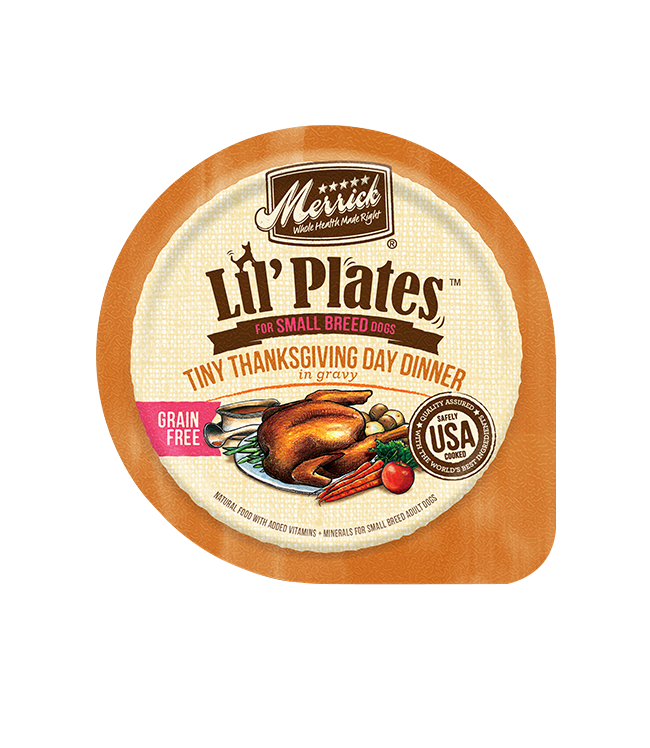 Merrick Lil Plates Grain Free Tiny Thanksgiving Dinner Wet 3 - main product image