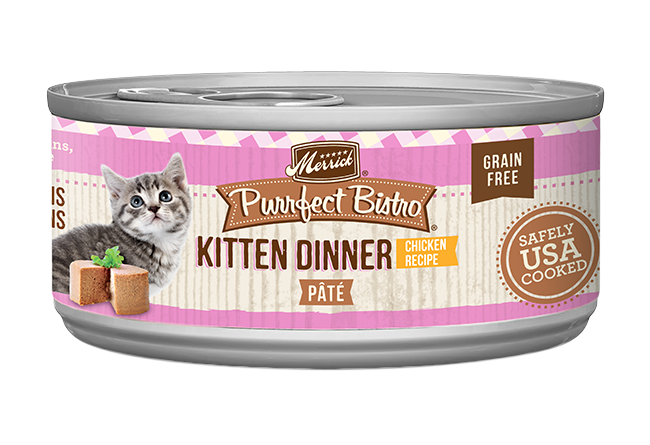 Merrick Purrfect Bistro Grain Free Kitten Chicken Pate Cat - main product image