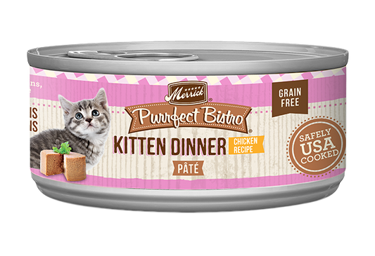 Merrick Purrfect Bistro Grain Free Kitten Chicken Pate Cat - main product image