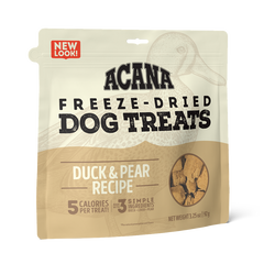 Acana Freeze Dried Duck and Pear Dog Treats (3.25oz) - Dog Treats at Purrfect Pet Kingdom