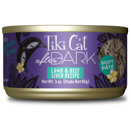 Tikicat Adult After Dark Lamb and Beef Liver Soft Pate (3oz) - main product image