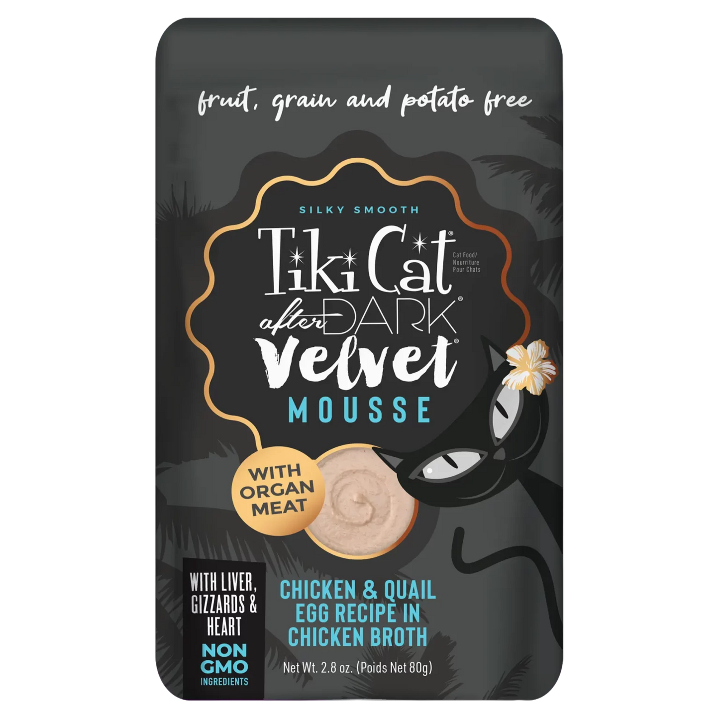 Tikicat Adult After Dark Velvet Mousse Chicken And Quail Egg - main product image
