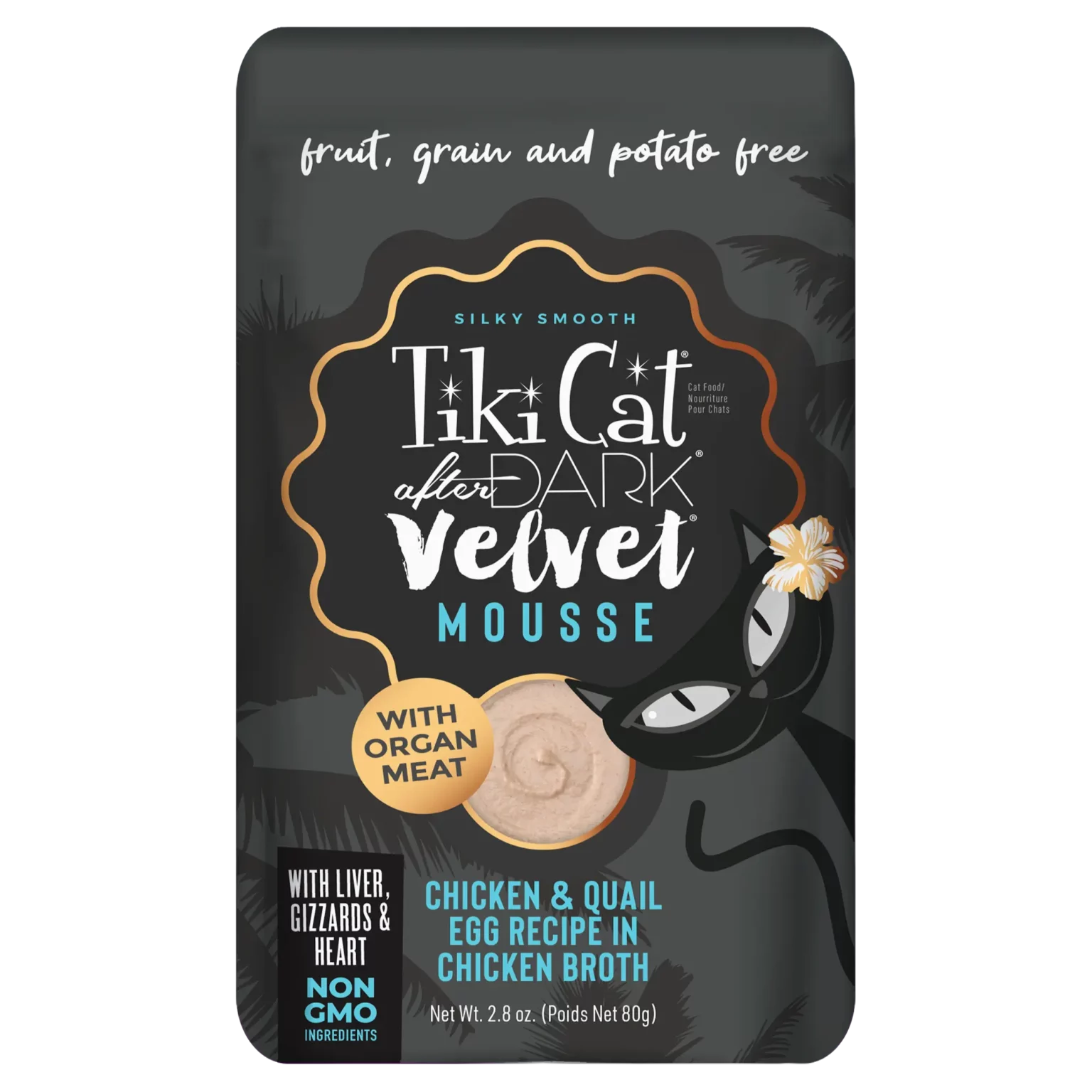 Tikicat Adult After Dark Velvet Mousse Chicken And Quail Egg - main product image