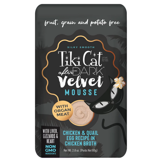 Tikicat Adult After Dark Velvet Mousse Chicken And Quail Egg - main product image
