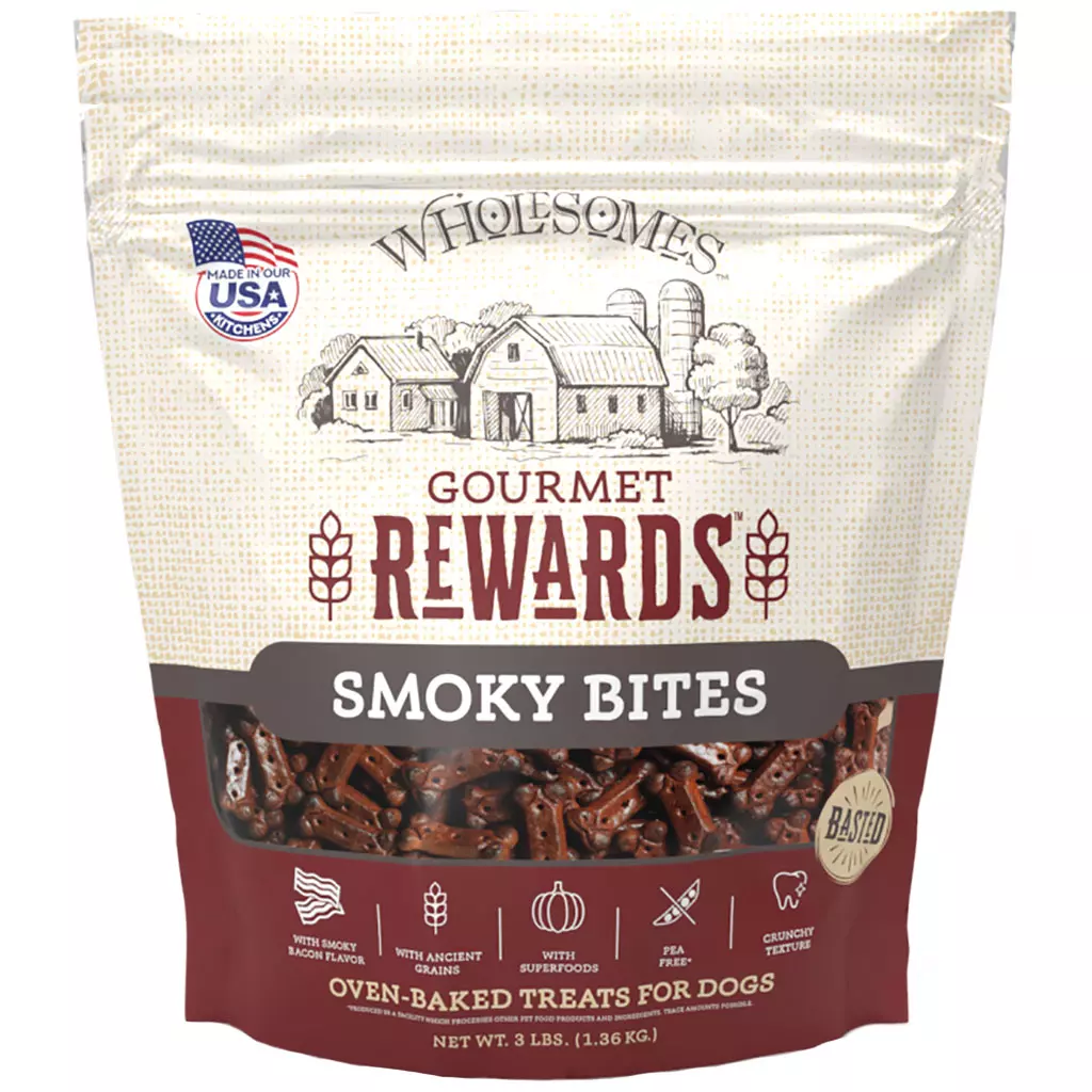 Wholesomes Adult Smoky Bites Dog Treats 3Lb Dog Treats - main product image