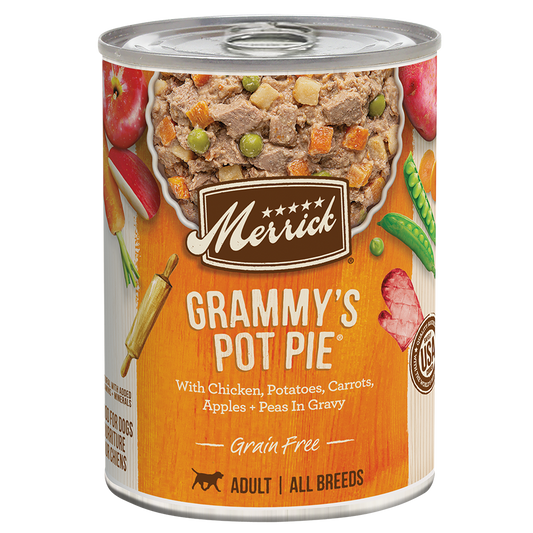 Merrick Grain Free Grammy Pot Pie Wet Dog Food (12.7oz) - detail view