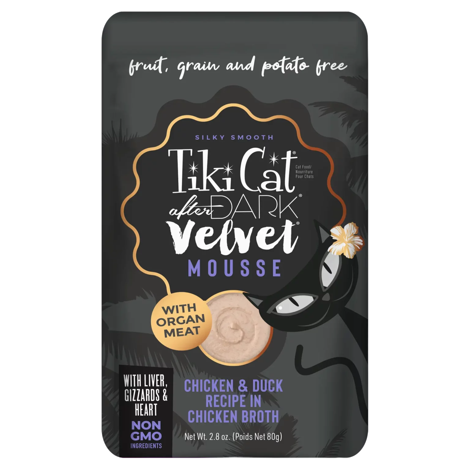Tikicat Adult After Dark Velvet Mousse Chicken And Duck 2 - main product image