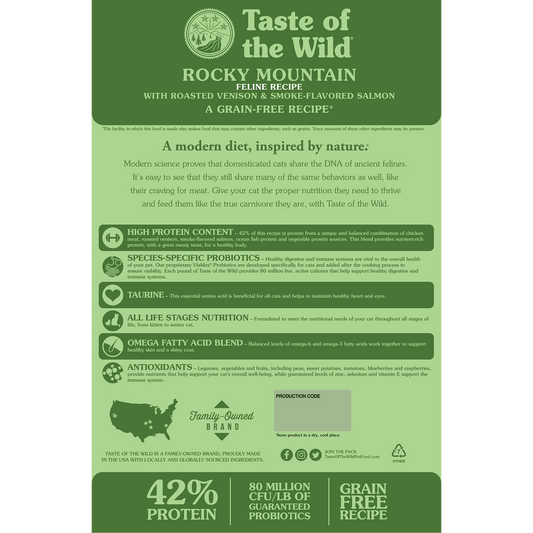 Dry Cat Food Premium Venison Recipe Daily Daily Meals Premiu - detail view