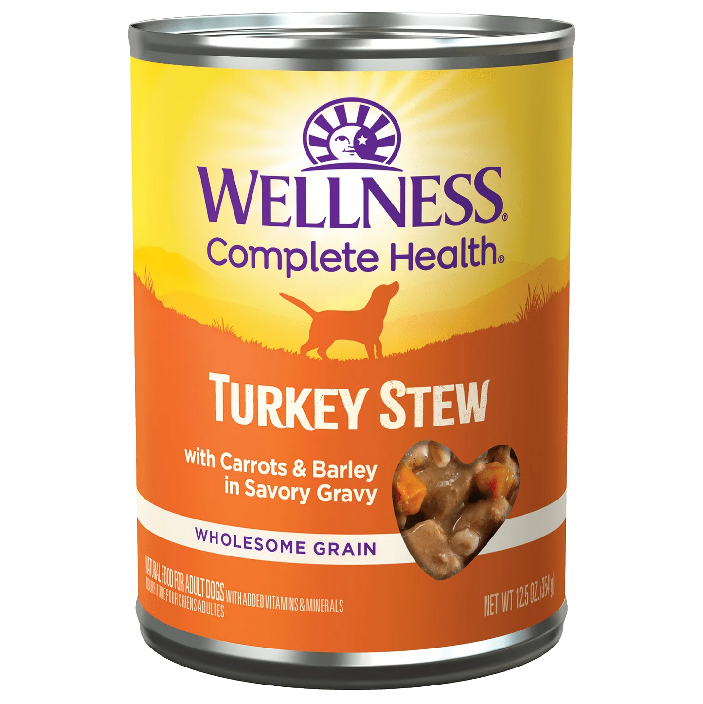 Wet Dog Food Wellness Turkey Recipe 12.5oz Daily Meals Premi - main product image