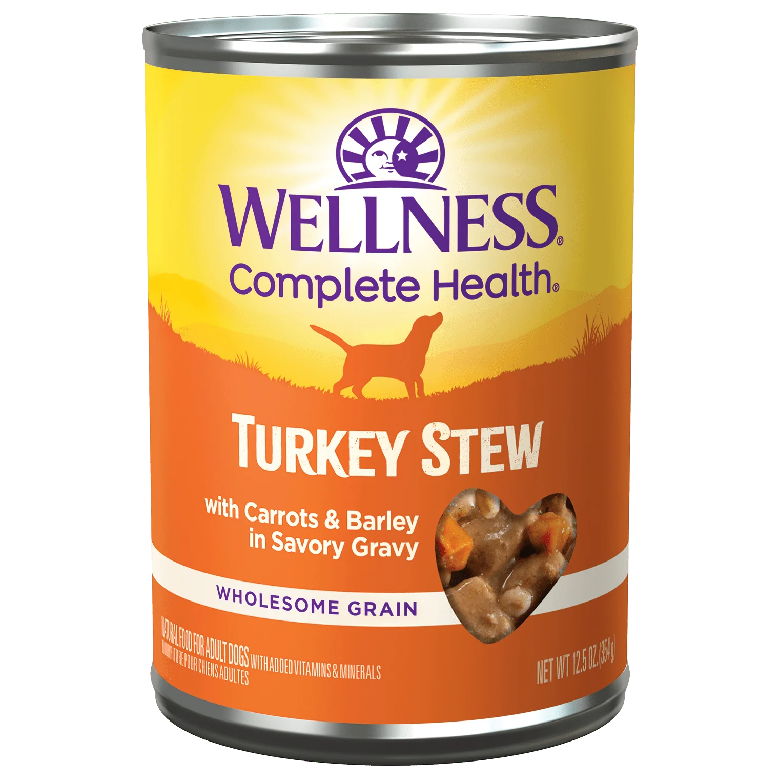 Wet Dog Food Wellness Turkey Recipe 12.5oz Daily Meals Premi - main product image
