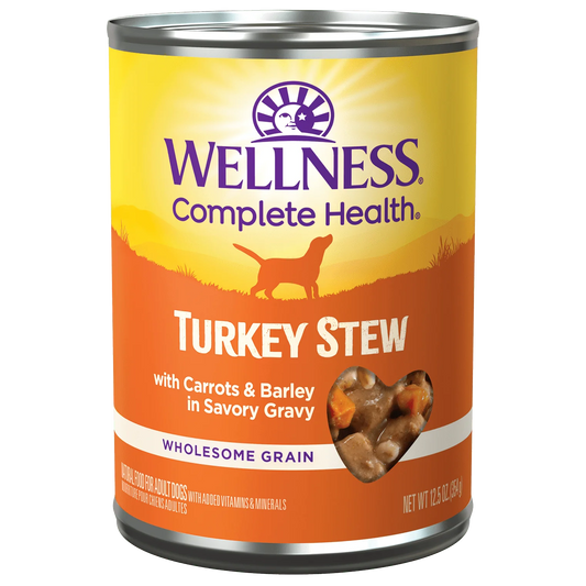 Wet Dog Food Wellness Turkey Recipe 12.5oz Daily Meals Premi - main product image
