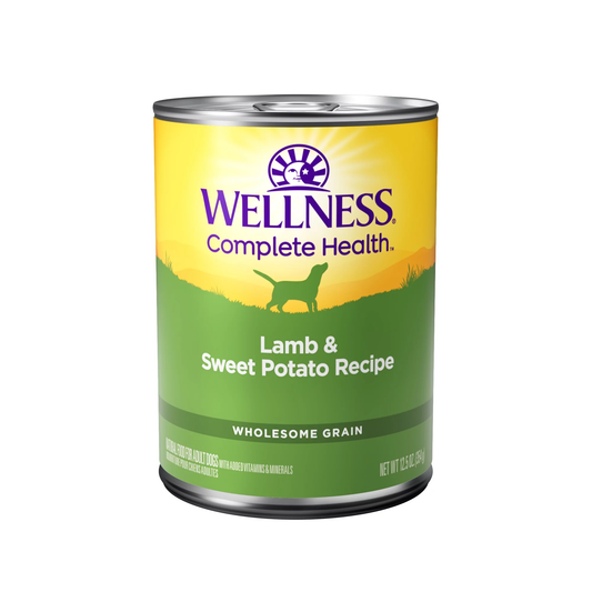 Wellness Adult Lamb and Sweet Potato Wet Dog Food (12.5oz) - main product image