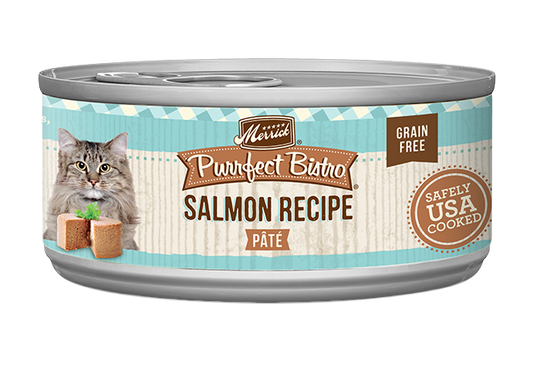 Merrick Purrfect Bistro Grain Free Adult Salmon Pate Cat 3Oz - detail view