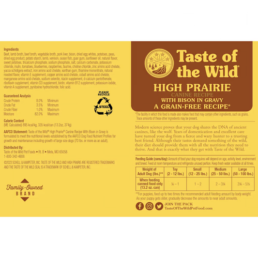 Wet Dog Food Premium Venison Recipe 13.2oz Daily Meals Premi - detail view