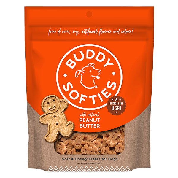 Buddy Softies Peanut Butter Dog Treats Dog Treats Premium - main product image