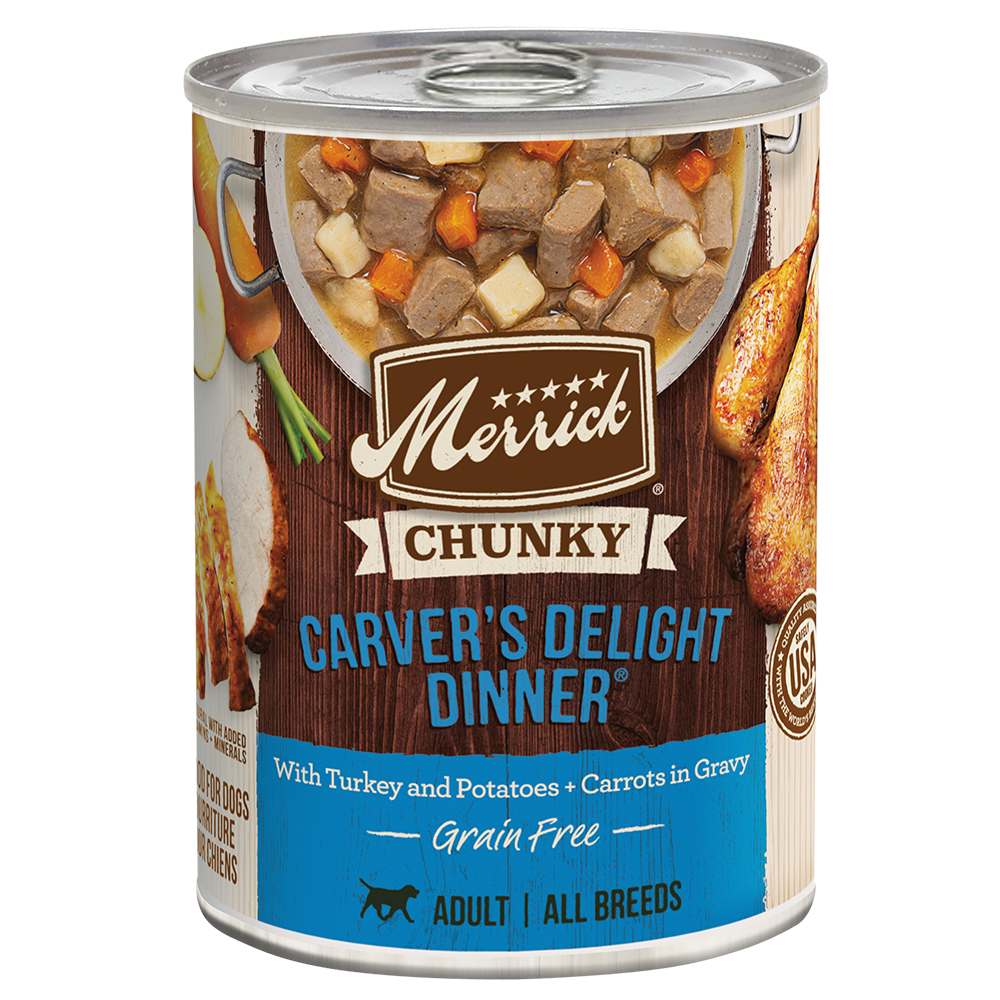Merrick Chunky Grain Free Adult Carvers Delight Dinner Wet - main product image