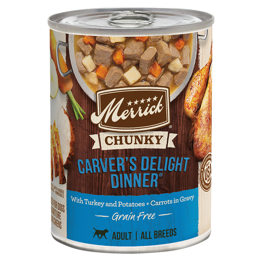 Merrick Chunky Grain Free Adult Carvers Delight Dinner Wet - main product image