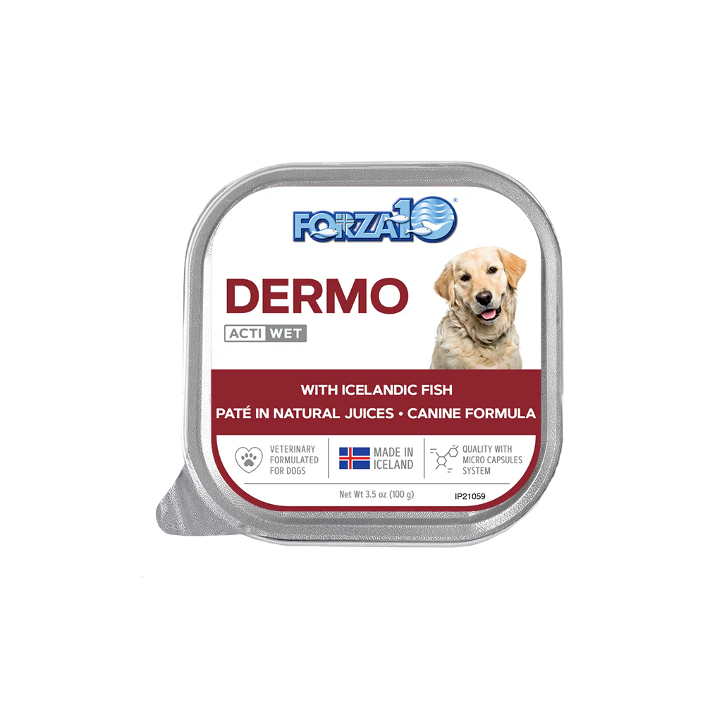 FORZA10 Adult Dermo Icelandic Fish Actiwet Dog Food (3.5oz) - main product image