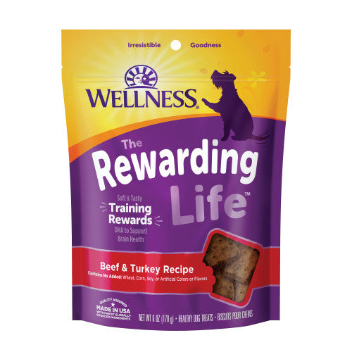 Dog Treats Wellness Beef Chews 6oz Training Rewards Premium - main product image