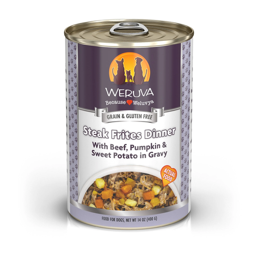 Weruva Steak Frites Dinner Wet Dog Food 14Oz Wet Dog Food - main product image