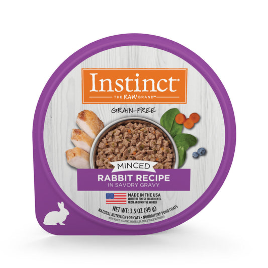 Wet Cat Food Premium Rabbit Recipe 3.5oz Daily Meals Premium - main product image